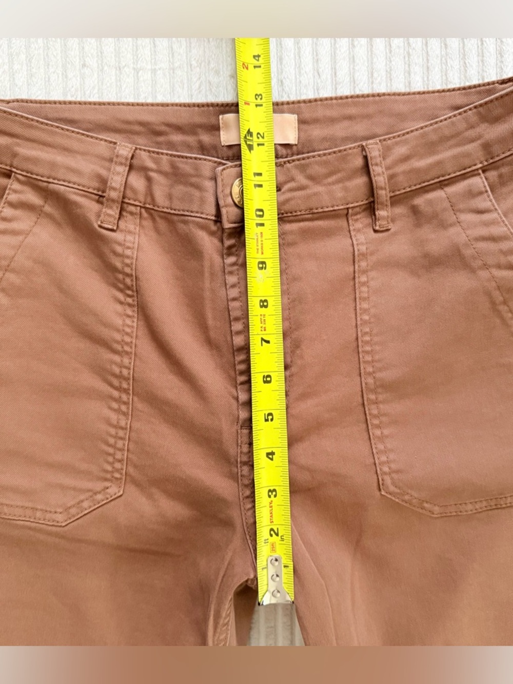 NWOT Kut from the Kloth Hi Rise Wide Leg Utility Pants in Tan Women’s 8 - Picture 6 of 8